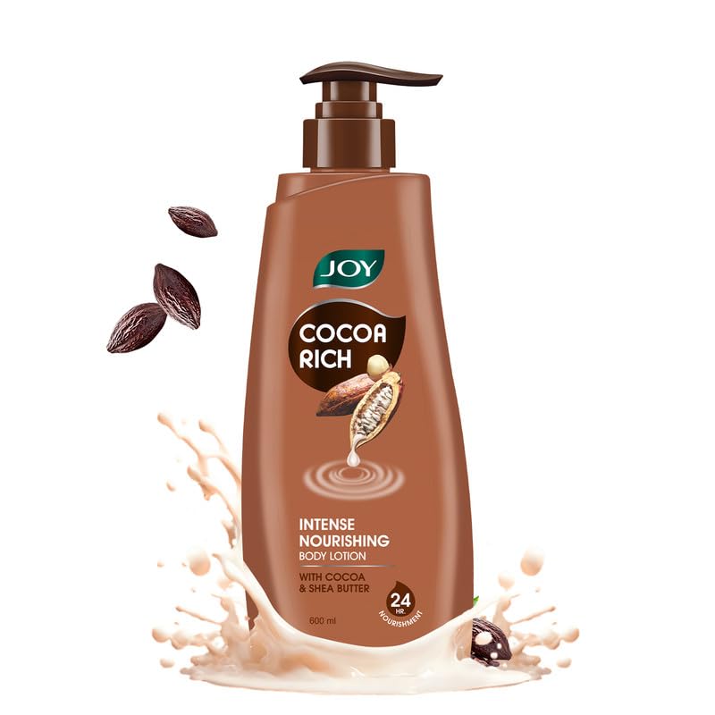 Joy Cocoa Rich Intense Nourishing Body Lotion 600ml With Shea Butter Cocoa Butter For Soft Radiant Skin