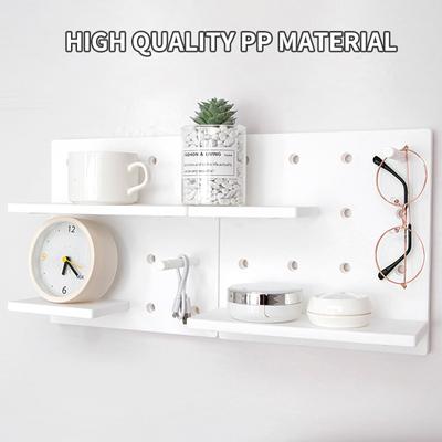 1PC Wall Perforation-free Plastic Shelving Bathroom Wall Wall Hanging Student Bedroom Dormitory Headboard Hole