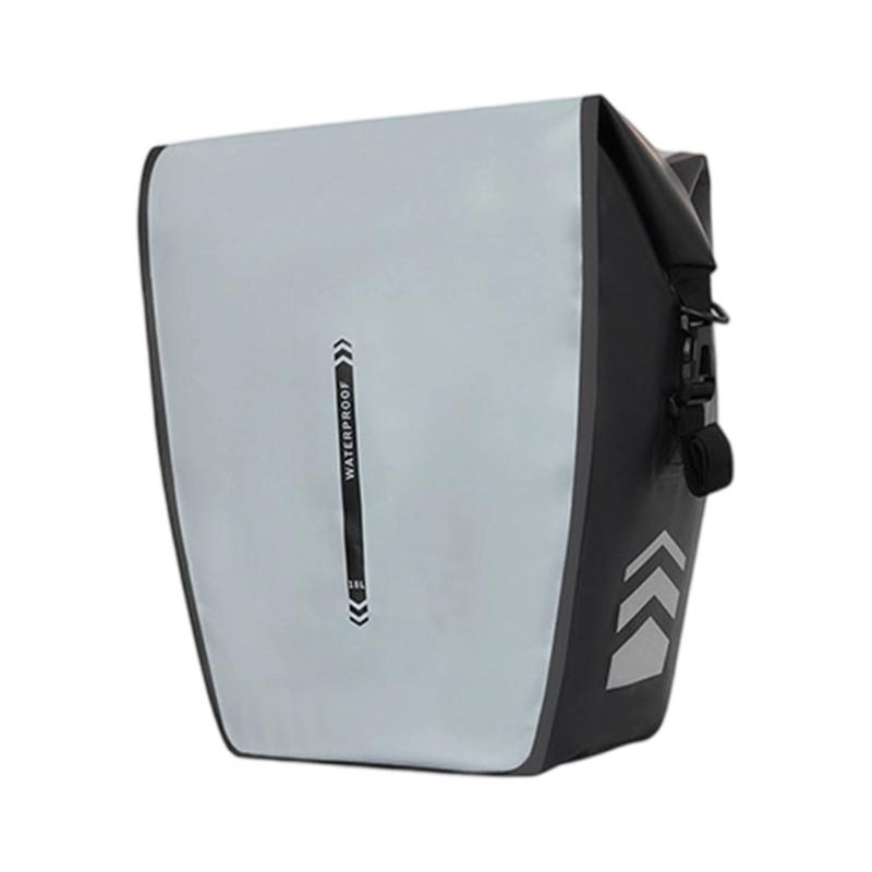 Water Resistant Bicycles Commuting Bag Double Side Saddles Bag with Reflective Trim Luggage Carriers Panniers Bag