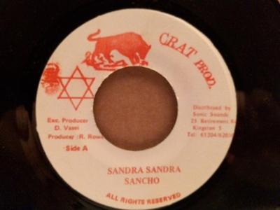 7-Zoll-Schallplatte SANCHO Sandra KEINE CRAT Jamaika Reggae Ska Dub Gebraucht