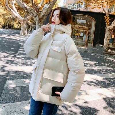 Kurze Daunen-Baumwolljacke Damen Koreanische Version Locker Herbst- und Winterjacke Verdickte Baumwolljacke