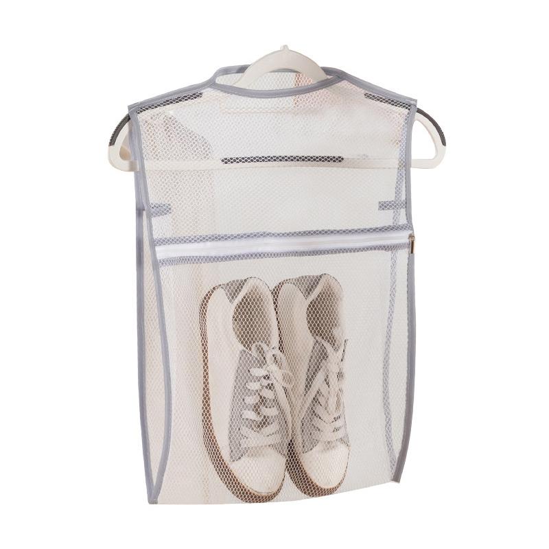 

Мешок для стирки кроссовок Прочная ткань Толстый слой Мешок для стирки обуви одежды Сетка для сушки на воздухе Многоразовый Для женщин мужчин