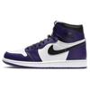 Air Jordan 1 Retro High OG 'Court Purple 2.0' (Unissex) Tênis de Basquete Vintage Court Purple / White / Black 555088 500