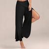 Summer's New Casual and Flowing Solid-color Split Wide-leg Pants