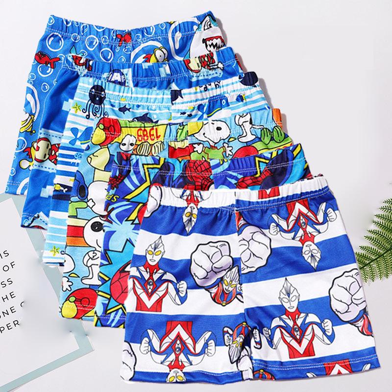 Quick-Dry Boys Cartoon Swim Trunks - Small, Medium, Large Sizes 205 (Age 2-5)