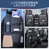 Seat Back Pocket Storage Car Tissue Hanging Car Trash Rear Seat Large Capacity 3D Expandable Napa Leather Structure Odorless Wear Resistant Kick Guard