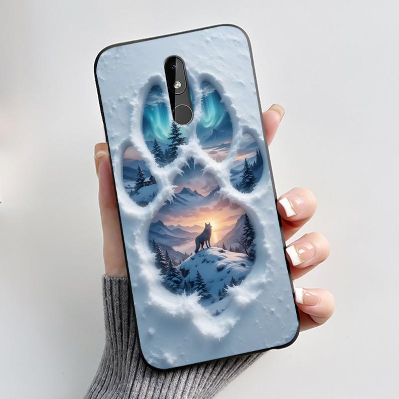 Matte Soft TPU Case For Nokia 3.2 4.2 3.1 Nokia3 Phone Case Luxury Cute Love Rabbit Funny Black Silicone Ultra Thin Back Cover