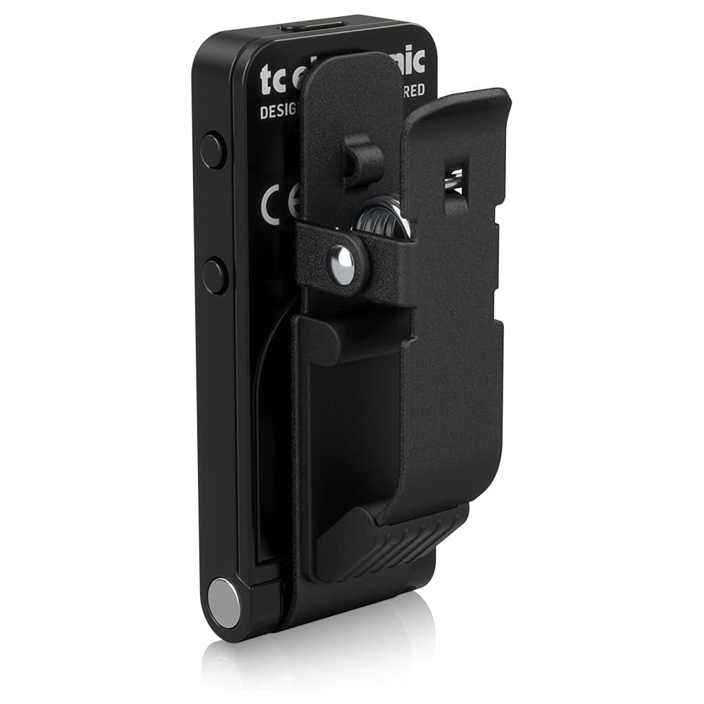 tc electronic polytune clip Black clip-on polyphonic tuner