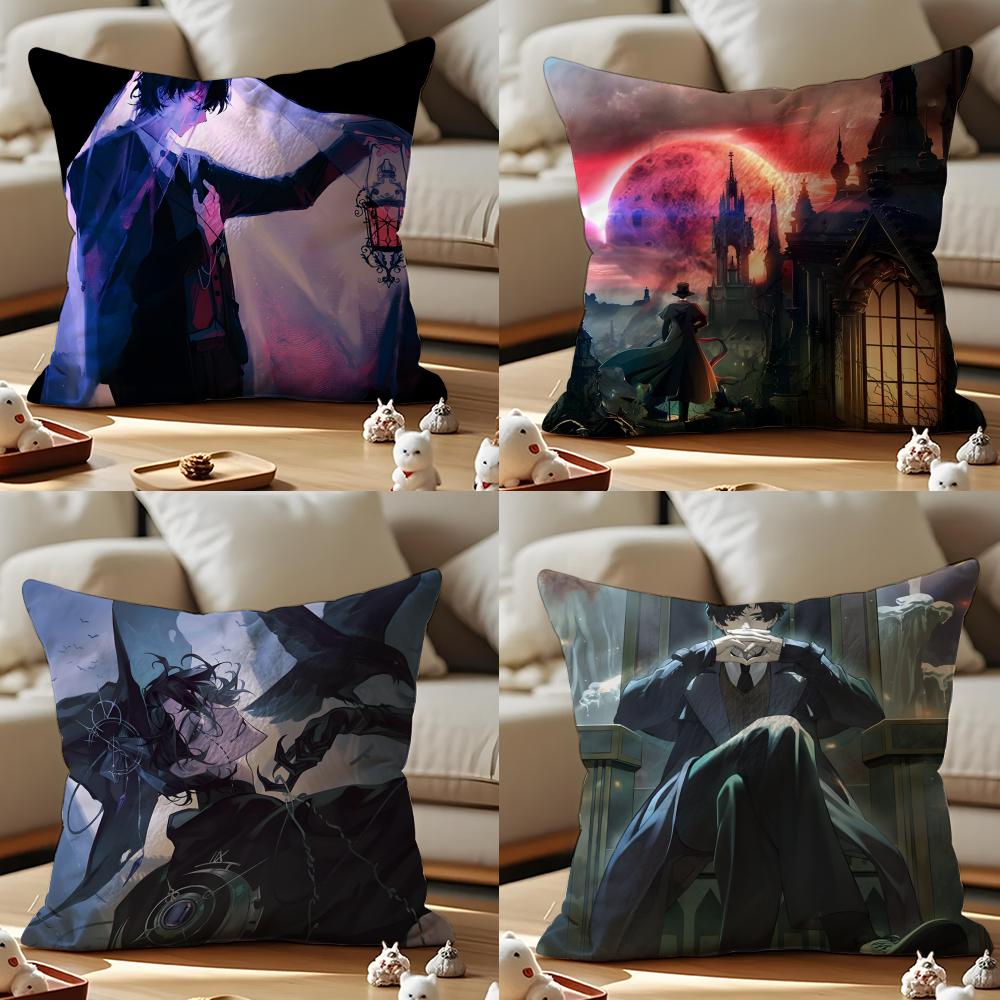 Lord Of Mysteries Anime Cushion Cover Pattern Printed Pillowcase For Living Room Sofa Cushion Cover & Bedroom Decor