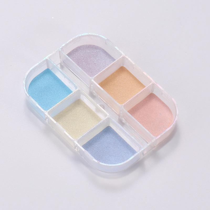 Nail magic mirror powder rose gold cross-border Tuhao gold titanium gold super bright mirror water ripple super fine powder nail glitter powder