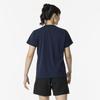 Mizuno Game Short Dynamotion Officially Approved by the Japan Badminton Dress Navy Women's Tennis/Badminton Shirt, Sleeve, Moisture-Wicking,
