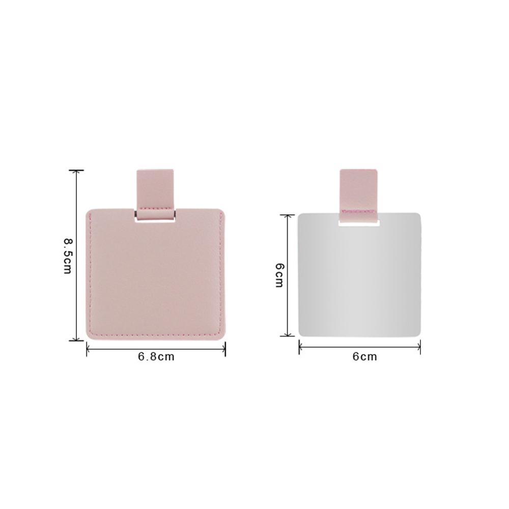 1PC Metal Ultra-thin Mini Makeup Mirror Portable Stainless Steel Compact Pocket Hand Personalized Beauty Cosmetic Mirrors Gift