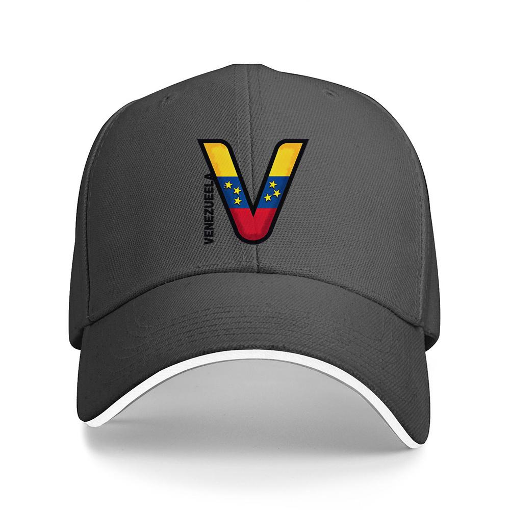 Pc Venezuelan Letter V Regional Symbol Travel Hat Perfect for Running Fitness and Outdoor Activities This Lightweight Cap