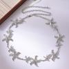 Shell Pearl Bohemian Starfish Metal Waist Chain Summer Beach Vacation Accessory