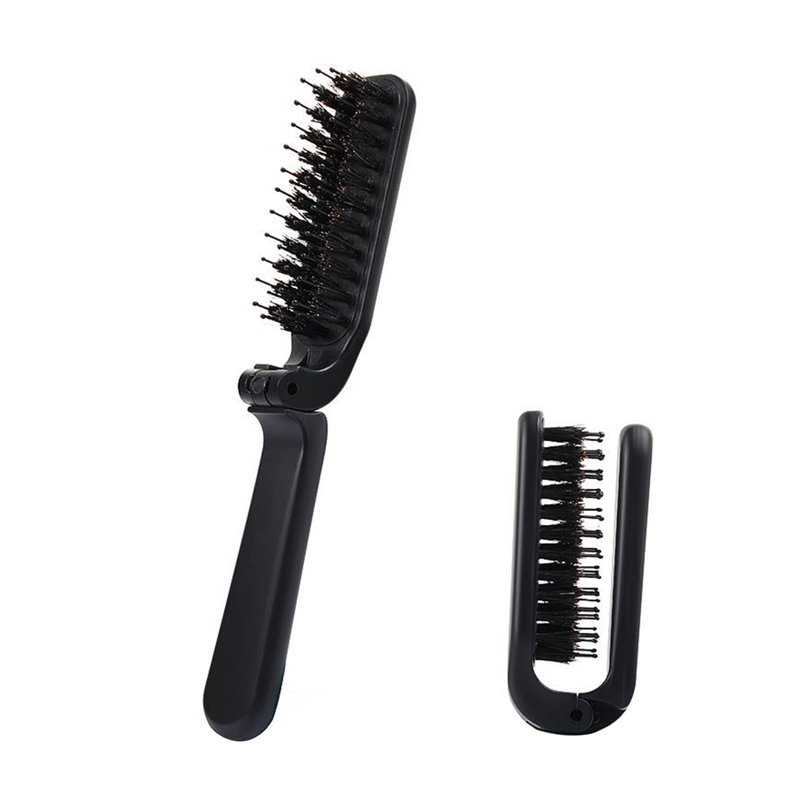 

BaraRose Hair Натуральная щетина для кожи головы Красивая Подходит для всех типов волос Портативная щетка 1 щетка, щетина, 180° складная, антистатическая, массажер, для блеска, для гладкости,