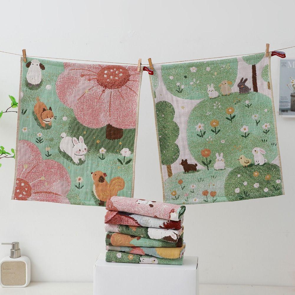 34x40cm Handkerchief Towel Cartoon Kitchen Towel High Quality Large Hand Towel Home Restaurant