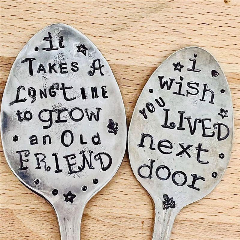 AEE4-Garden Marker Friendship Gift, Garden Markers, Plant Labels, Plant Markers, Garden Metal DIY Decorative Sign