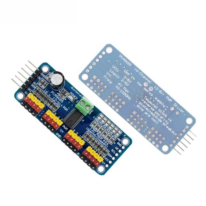 PCA9685PW 16 Channel 12-Bit PWM Servo Shield Driver I2C Interface PCA9685 Module For Raspberry Pi