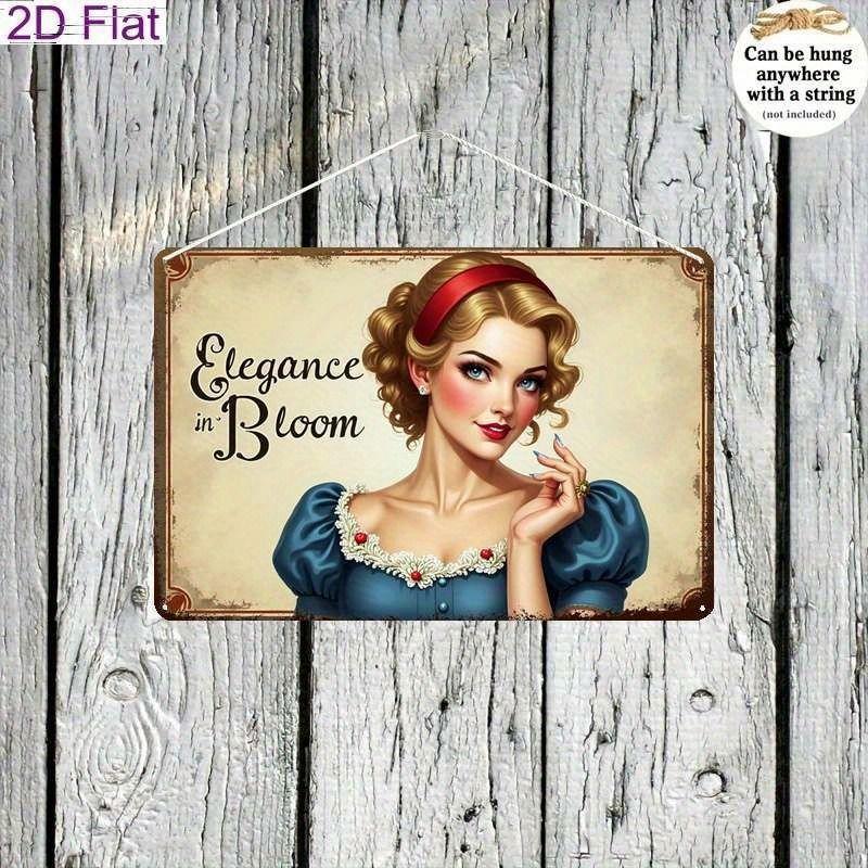 Metallschild im Valentinstags-Thema für Bar, Café, Restaurant