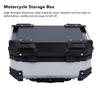 Motorcycle Luggage Box with Removable Base and Liner 28L Large Capacity Shockproof