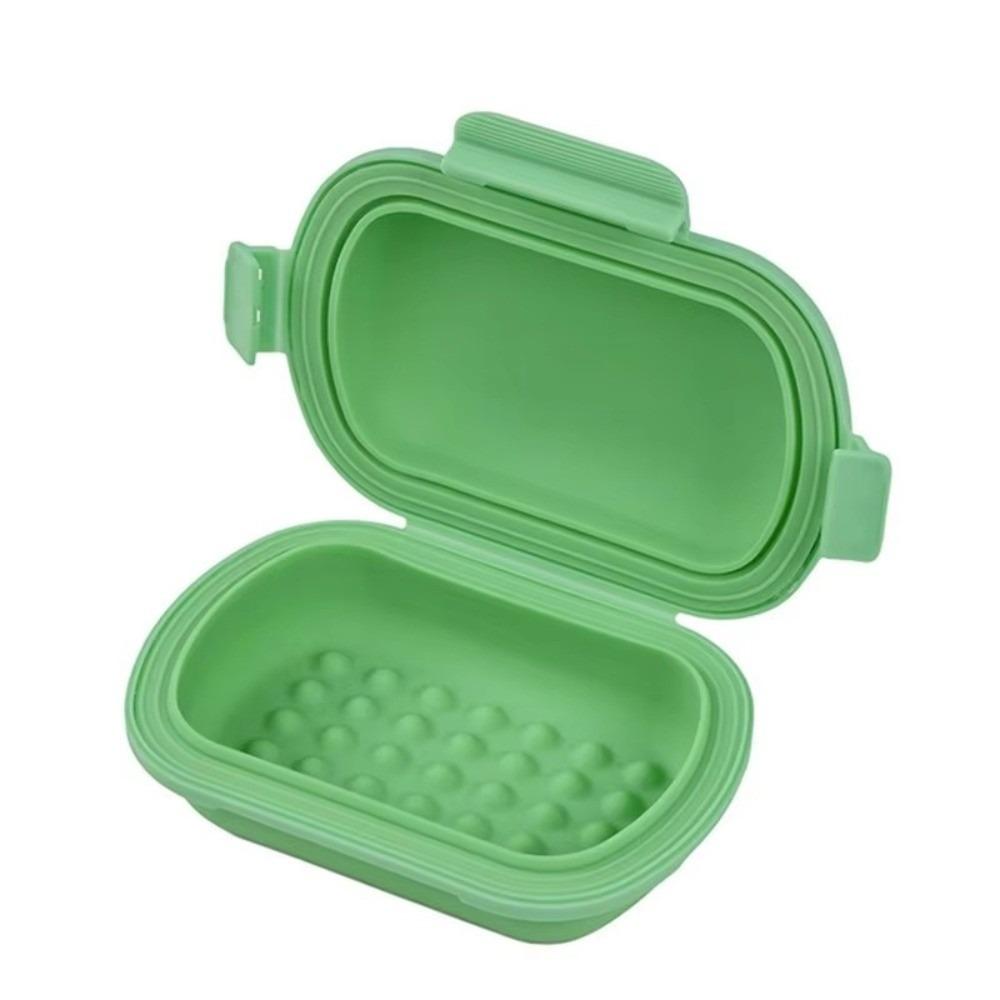 Travel Soap Dish Flip Top Soap Box Portable Soap Container for Bathroom & Outdoor Use