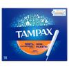 Tampax Hygienic Tampons With Applicator, Plastic-Free, Super Plus 18 Pcs