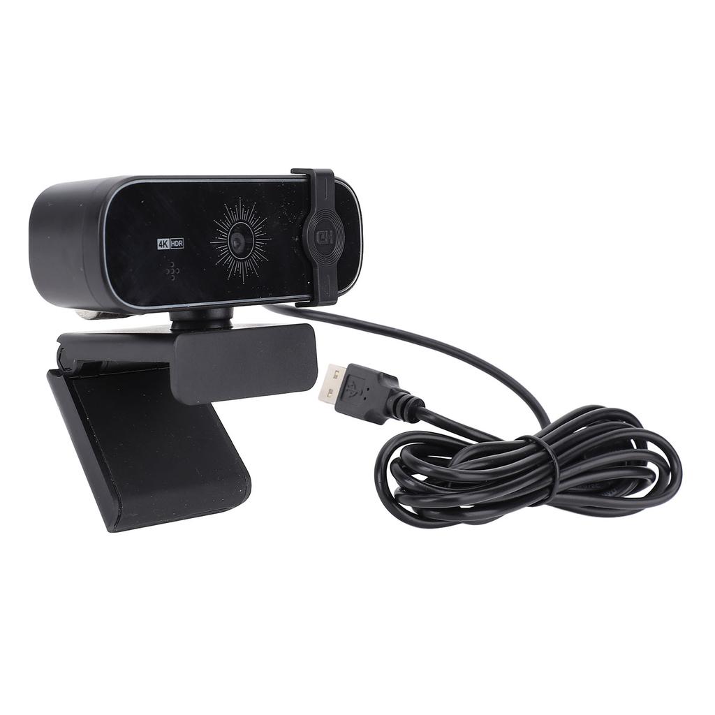 Webcam HD 4K Autofokus 3840x2160 Auflösung Eingebaute omnidirektionale Doppelmikrofone