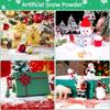 50g Artificial Snow Snowflakes Iridescent Xmas Magic Snow Gift Dry Snow Powder