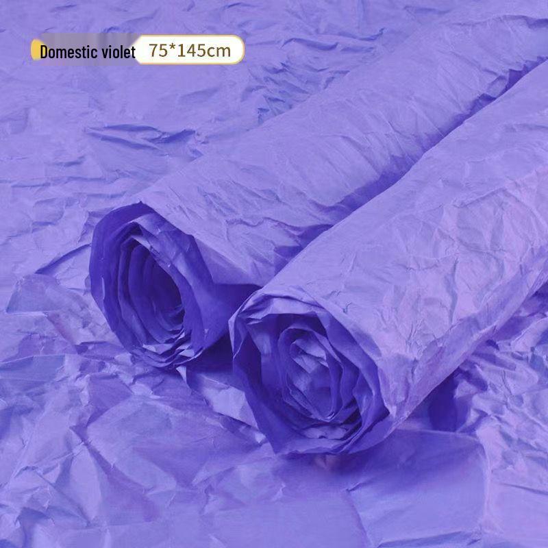 1.2m Wedding Hand-Rubbed Butterfly Pleated Crepe Paper Sheets for Floral Art