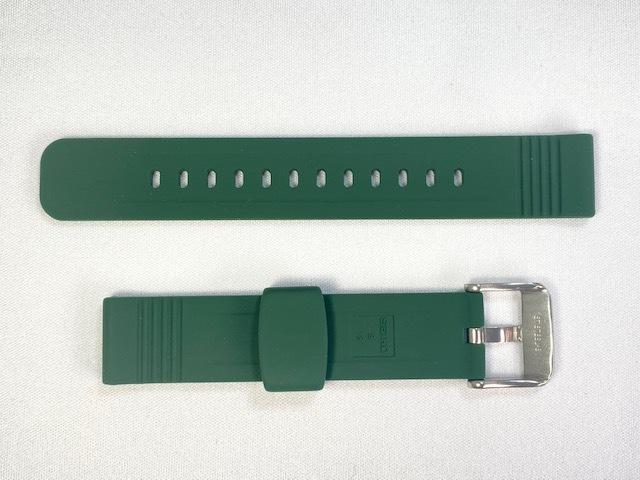R03V015J0 SEIKO 18mm Silicone Band Green for via SRPG73K1/ SRPG83K1/ 4R36-09M0 (Ships Nekoposu)