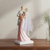 Wedding Couple Figurine European Style Bride and Groom Statue Anniversary Gift Carrying