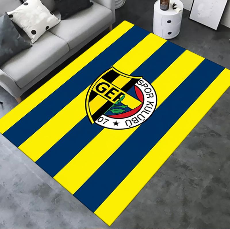 Fenerbahe Sk Teppich für Wohnzimmer Schlafzimmer Zuhause Sofadekoration Kinder Spiel Rutschfeste Bodenmatte