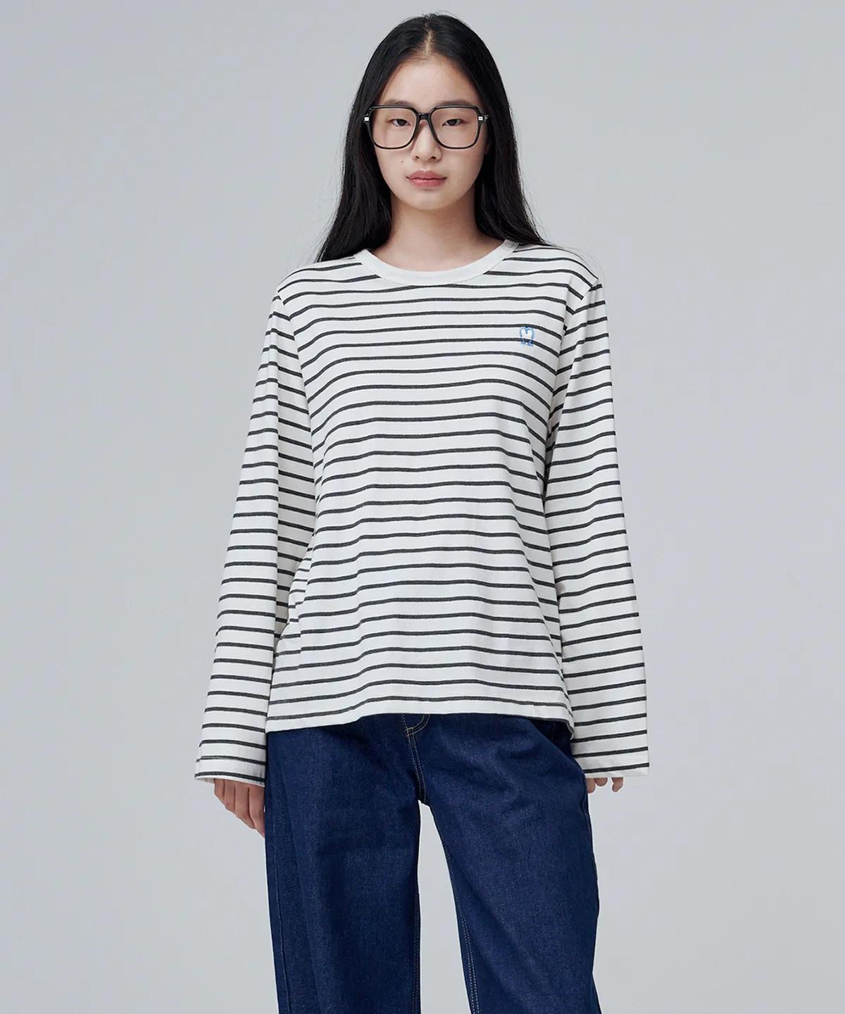 Marop 5102 Loose Fit T-Shirt (Ivory) Ivory/Free
