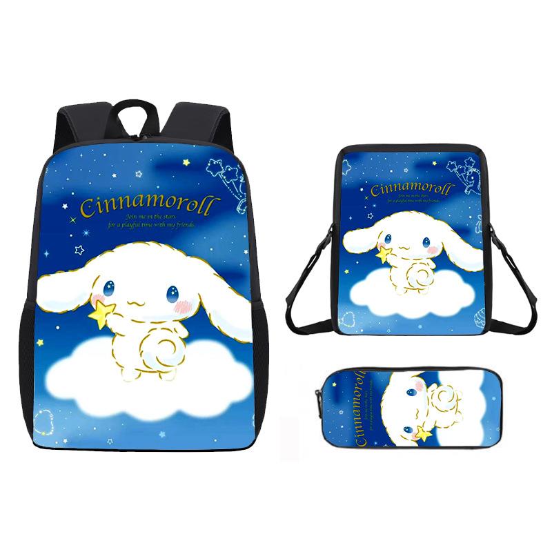 Big-Eared Dog Yugui Dog Cinnamoroll Student Schoolbag Cartoon Print Children'S Backpack