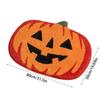 Cartoon Niedliche Geistergesicht Kürbisform Teppich Halloween Atmosphäre Dekoration Badezimmer Wasserabsorbierend Verdickt Beflockt Fußmatte