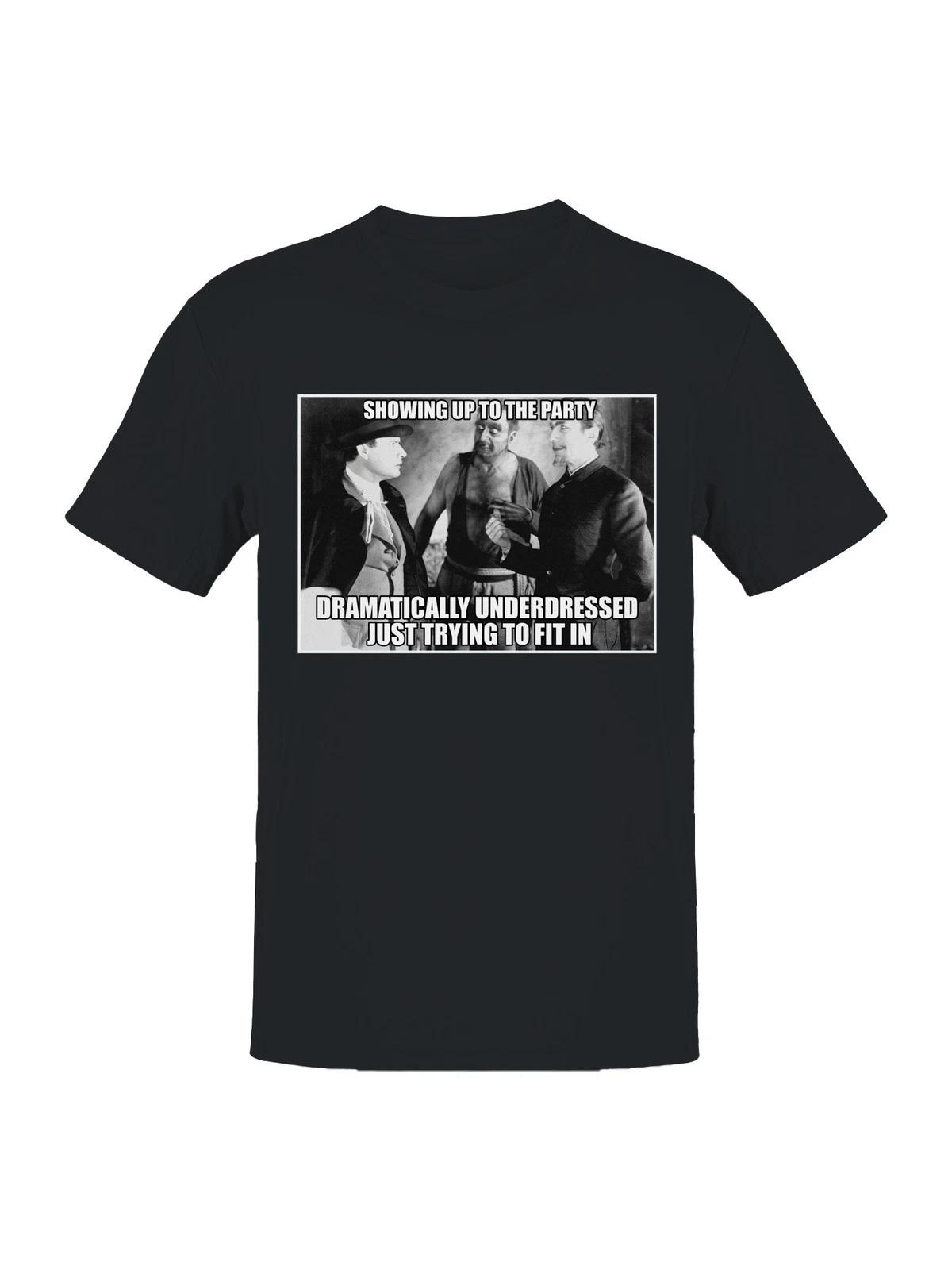 

Dramatically Underdressed Party Humor Men s T-shirt L