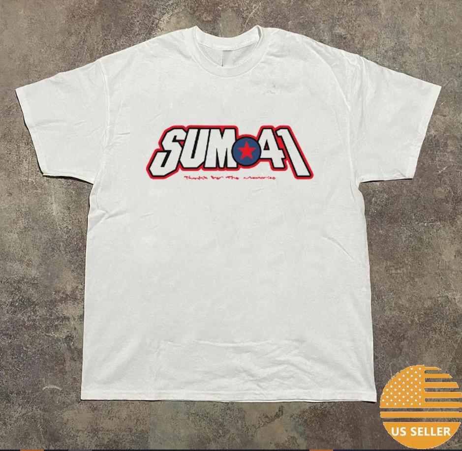 Sum 41 Band Logo Short Sleeve Gift For Fans Tshirt size S5XL Unisex T-Shirt XXL
