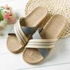 Summer Linen Women'S Slippers Flat Sandals Home Color EVA Lightweight Shoes For Women Casual Slippers 2025