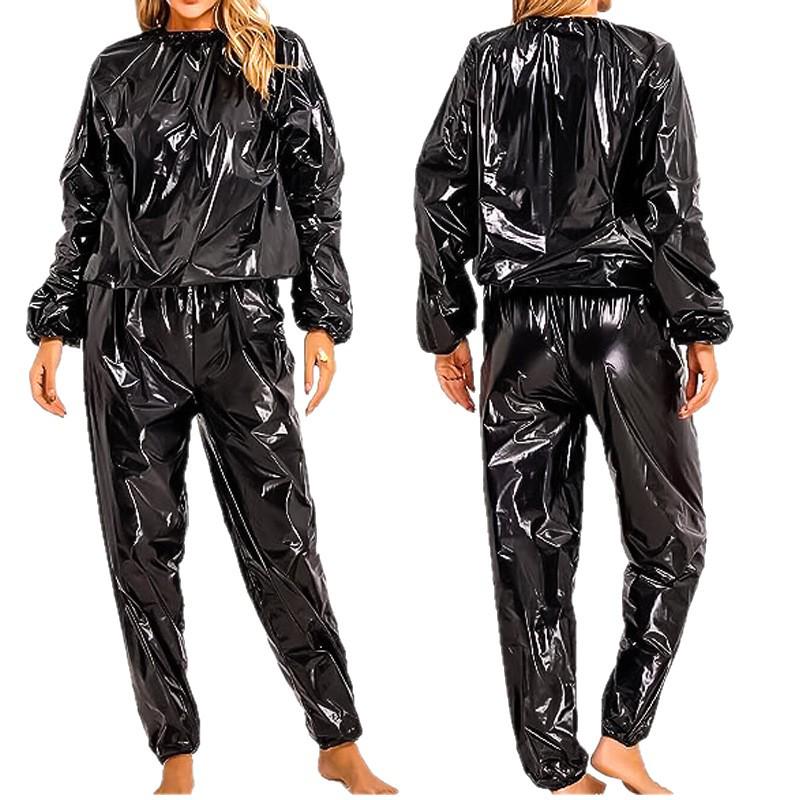 Unisex PVC Sauna Suit for Weight Loss, Fitness & Fat Burning