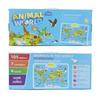 Electronic World Map Animal Wall Chart Talking Music Poster Kids Montessori Toys for Toddlers Interactive Educational Toy Gift