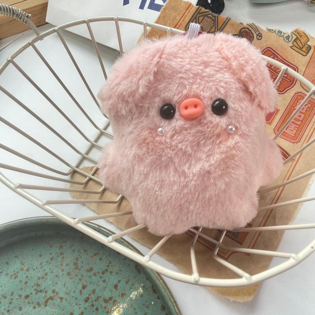 Rucsac și Pandantiv de Pluș Porcușor Roz: Breloc Drăguț pentru Fete și Cupluri