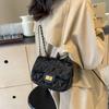 Rhombus chain bag women's autumn and winter new versatile niche shoulder messenger bag high-end small square bag