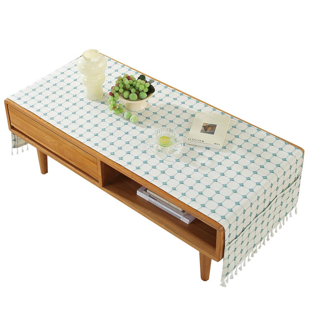 Coffee Table Tablecloth Modern Simple Cotton And Linen Rectangular Chest Cover Towel Dining Table Fabric Tablecloth