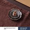 1Pcs Porous Lotus Zen Line Incense Insertion Incense Holder Sandalwood Burner Lncense Plate Tray Retro Home Decorations 7