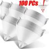 100 Mesh Motorcycle Car Paper Fuel Filters Purifying Straining Filter Funnel Disposable Auto Spray Paint Tool Conical Nylon