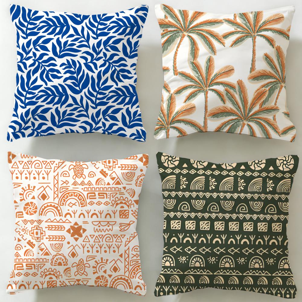 Checkerboard Cushion Cover Soft EasyWash Pillow Case Versatile for Couch Bed Travel and Office