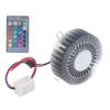 Sun Flower Wall Lamp Aluminum 3W RGB LED Aluminum Wall Lamp with Remote Control for Bedroom Bedside Living Room 85‑277V