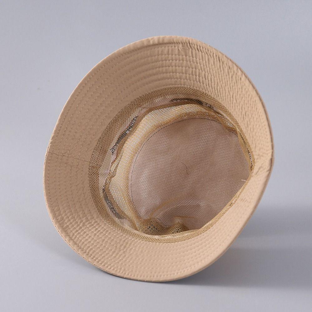 Sweat-proof Fishing Bucket Hat Mesh Breathable Sun Protection Bucket Hat Fisherman's Hat Unisex