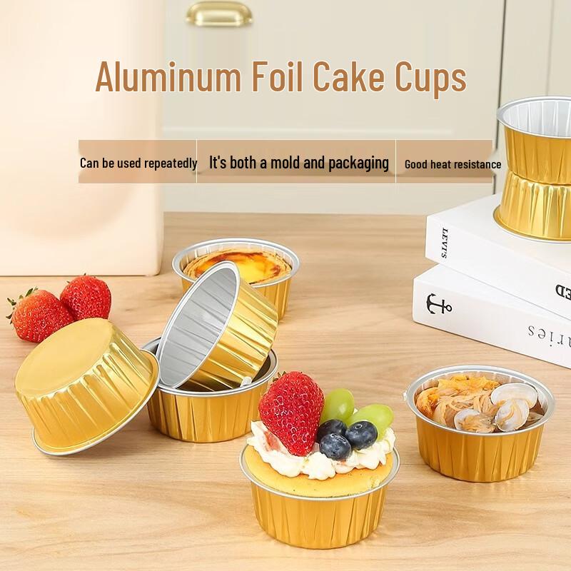 Disposable Round Aluminum Foil Baking Bowls with Lids