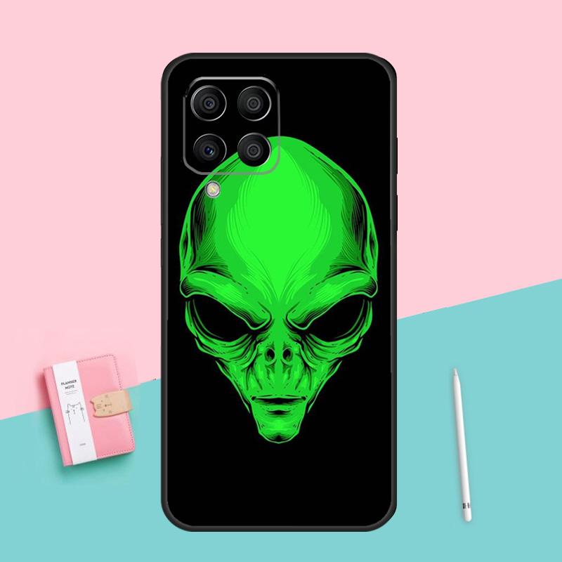 Alien Kawaii Art For Samsung Galaxy M12 M16 M34 M11 M35 M21 M06 M33 M13 M53 M31 M55 M15 M14 M54 M32 M52 Case